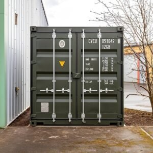 Conteneur maritime 10 pieds One-Trip vert Acier Corten – Image 5