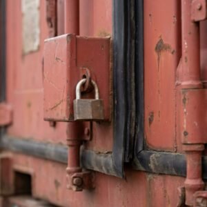 Conteneur maritime 20 pieds d'occasion WWT  Acier Corten – Image 7