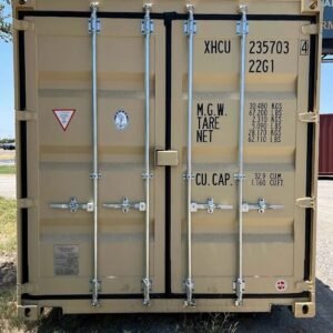 Conteneur maritime 20 pieds Double Porte One-Trip  Acier Corten – Image 4