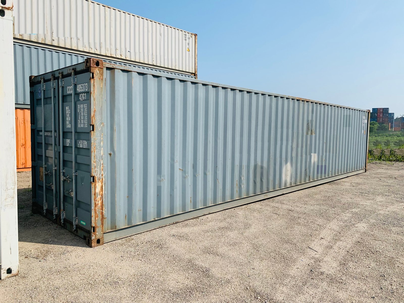 Conteneur maritime 40 pieds d'occasion WWT Cargo Worthy