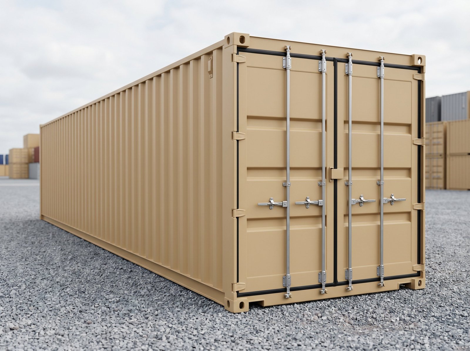 Conteneur maritime 30 pieds neuf One-Trip Acier Corten