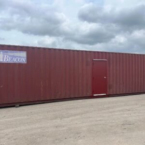 Conteneur maritime 40 pieds d'occasion WWT avec porte commerciale