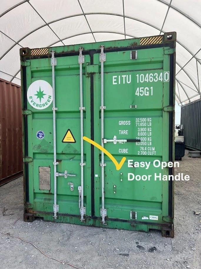 Conteneur maritime 45 pieds High Cube reconditionné 86 m³ – Image 8