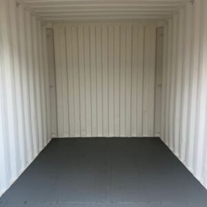 Conteneur 10 pieds reconditionné avec porte sectionnelle  RAL 1015 – Image 5