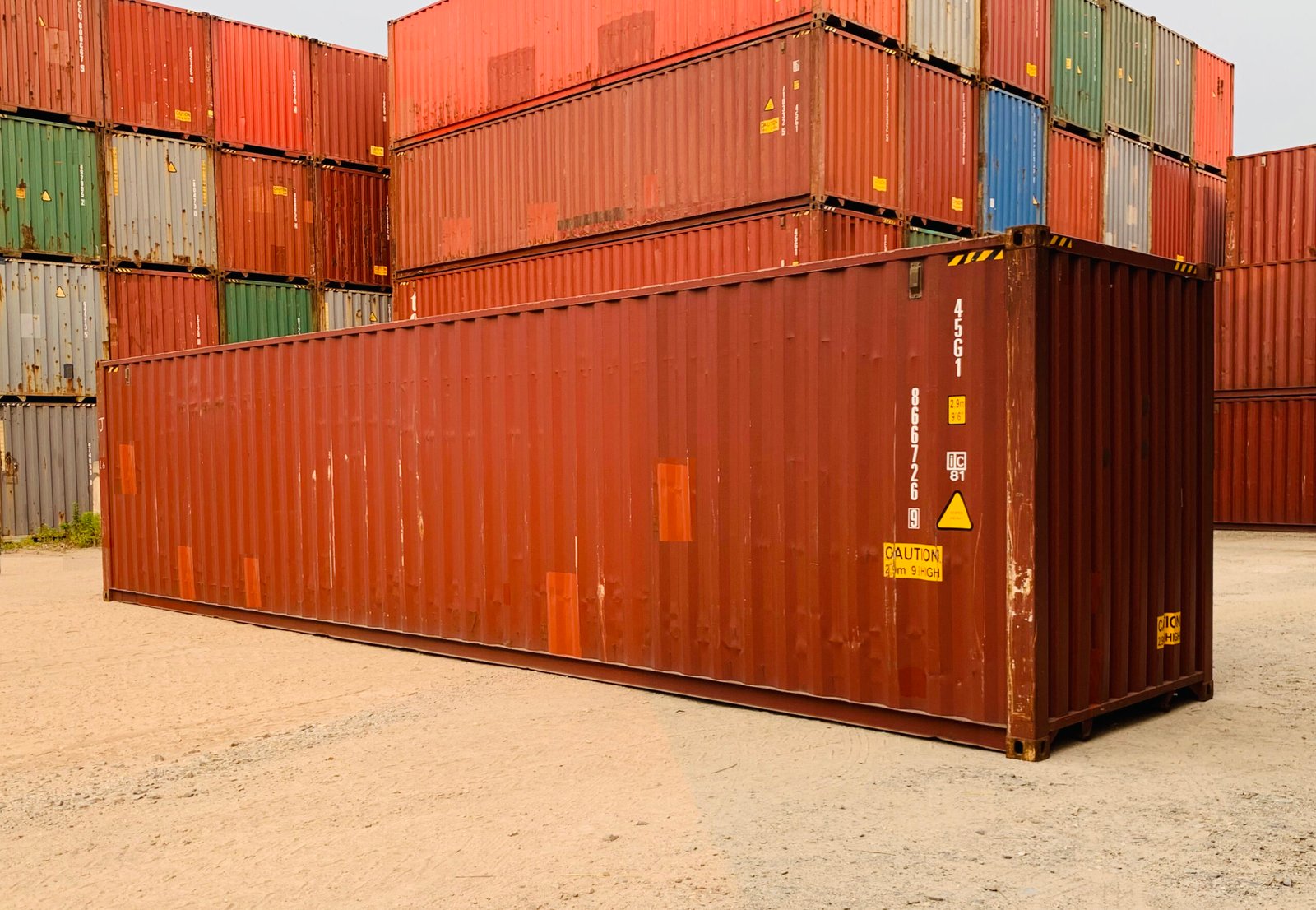 Conteneur maritime 40 pieds d'occasion WWT Cargo Worthy Grade économique – Image 5